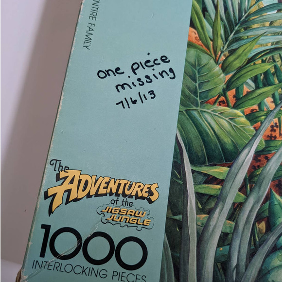 Vintage Jigsaw Puzzle "The Adventures of the Jigsaw Jungle" Springbok 1980's - Picture 6 of 10